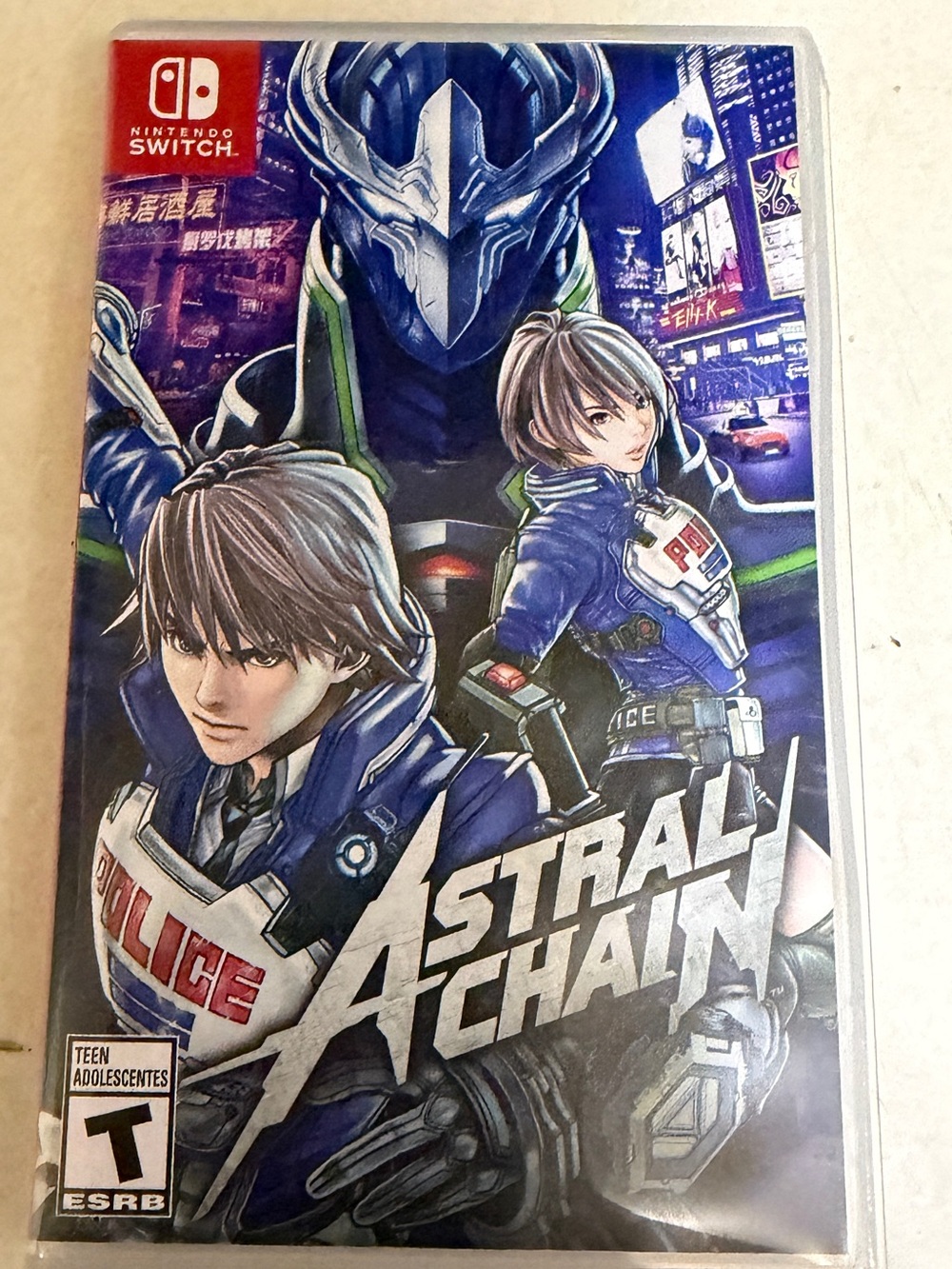 Nintendo Astral Chain - Blue and Purple Cover Art